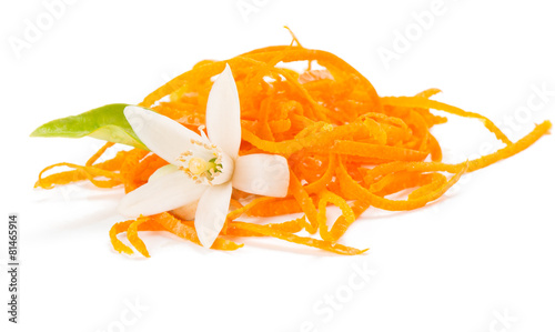 Bild auf Leinwand Orange zest