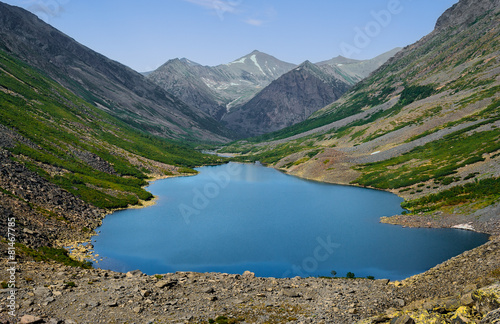 Lake Guitar in the mountains Baikal ridge