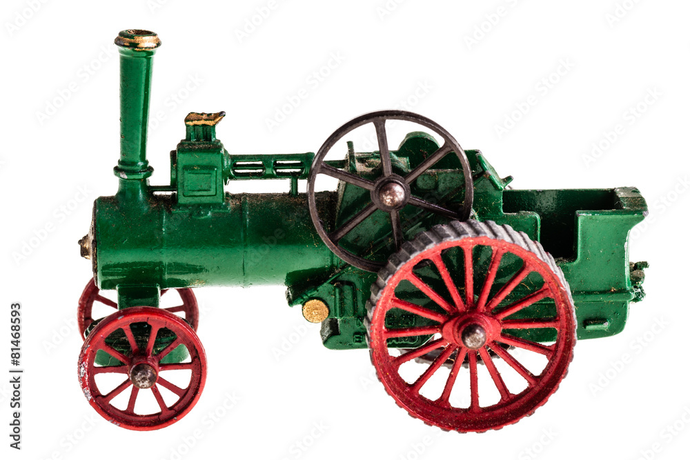 Naklejka premium Steam tractor