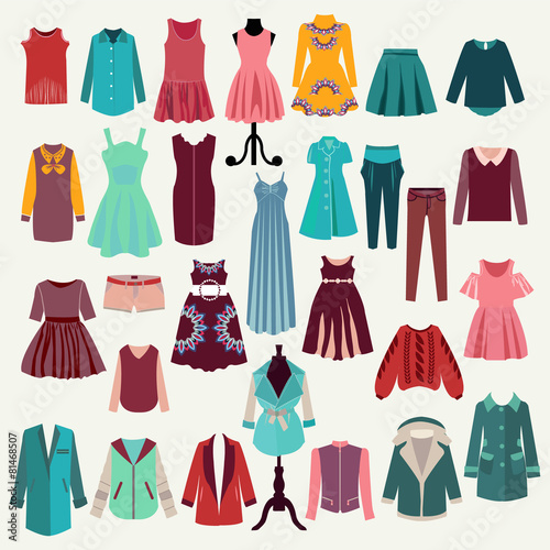 Fashion boutique  for design fashion look
