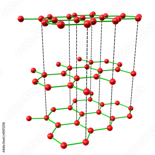 Fototapeta Naklejka Na Ścianę i Meble -  Graphite Structure