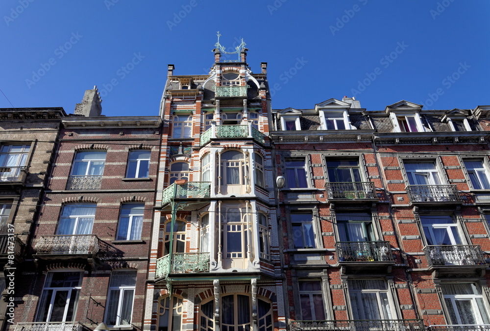 Fototapeta premium Rue de Bruxelles