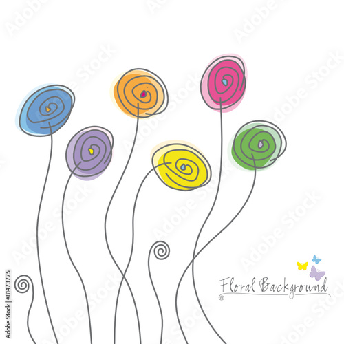 Bunte Blumen