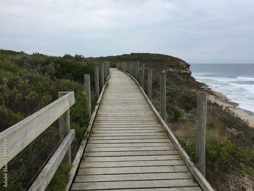 Boardwalk at Bellarine peninsula, Australia
