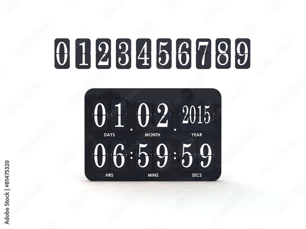 Analog scoreboard digital timer Analog scoreboard digital timer