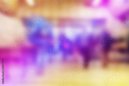Blurred abstract background of people in urban environment