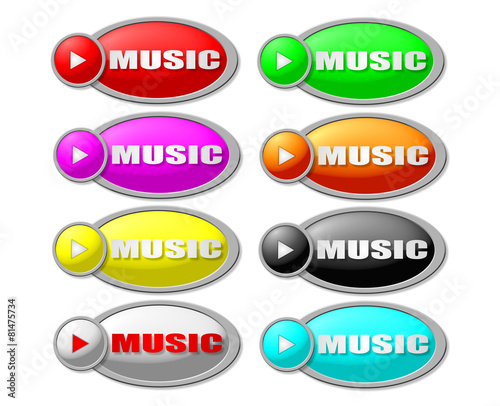 music buton