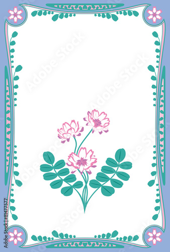 春の花 レンゲ草 はがきサイズ 白 水色背景stock Vector Adobe Stock 春の花 レンゲ草 はがきサイズ 白 水色背景stock Vector Adobe Stock