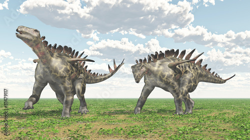 Fototapeta Naklejka Na Ścianę i Meble -  Dinosaur Huayangosaurus