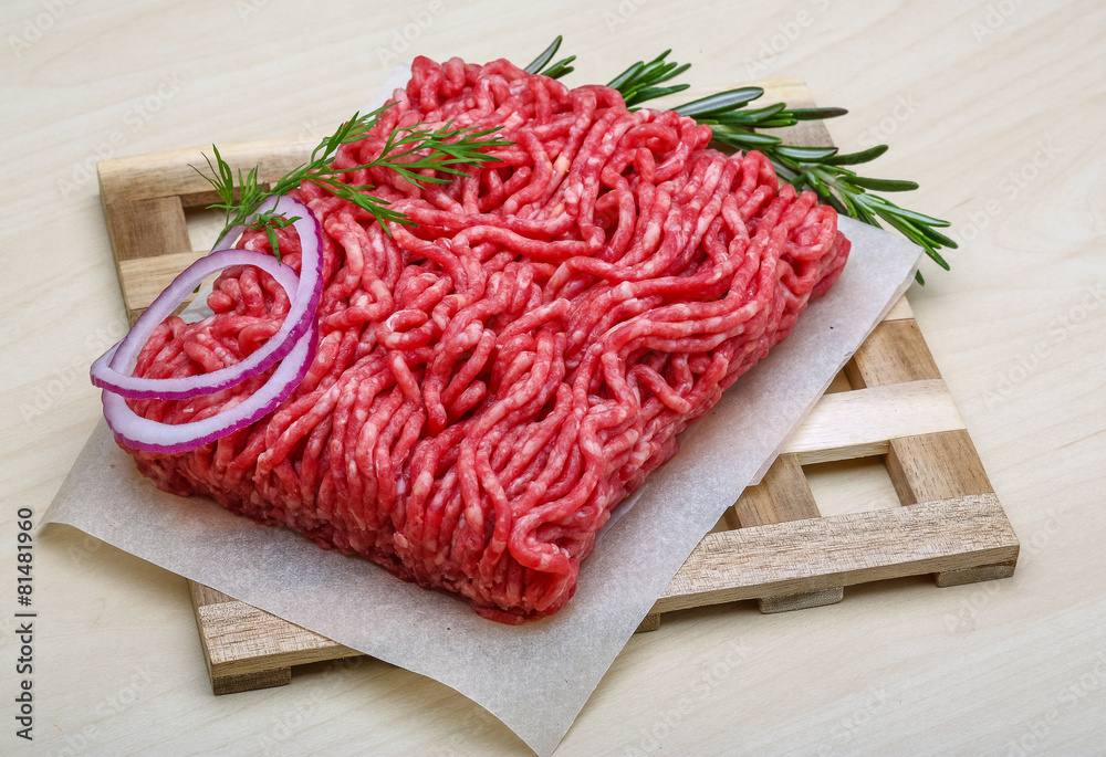 Raw beef minced meat Raw beef minced meat