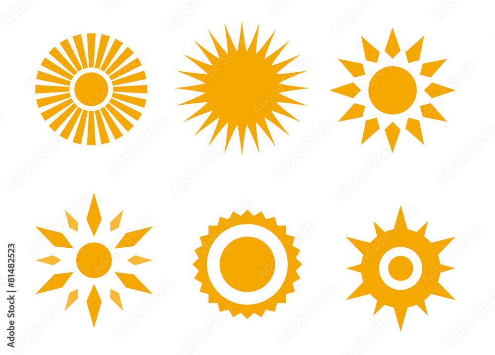sun icon design sun icon design