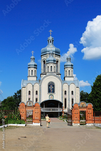 Christian church in the Ukrainian city of Sambor photo