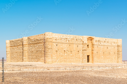 Qasr Kharana in eastern Jordan, about 60km east of Amman photo