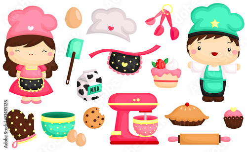 Baker vector set
