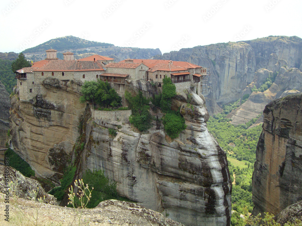 Греческий монастырь в Метеорах