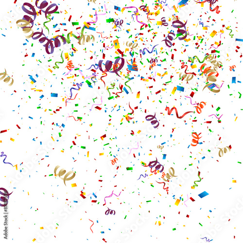 Colorful Confetti Background