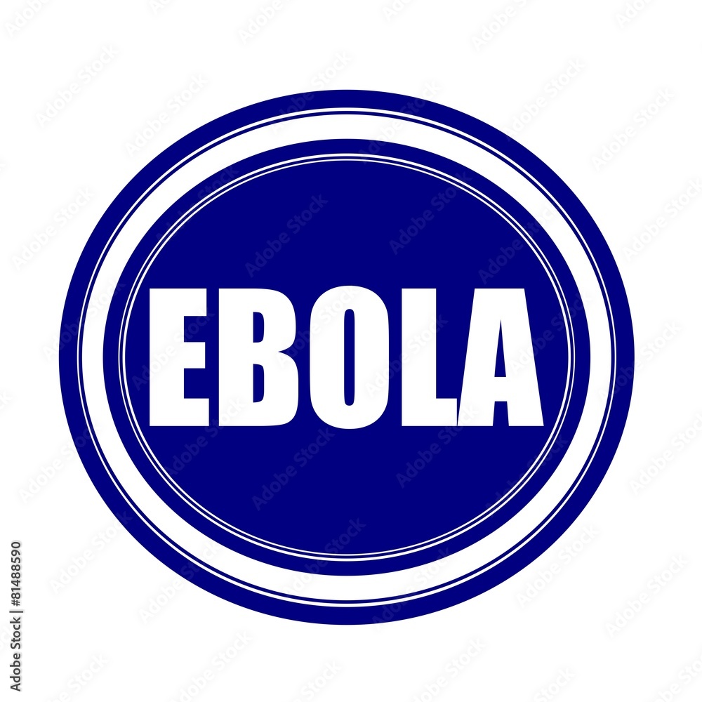 EBOLA white stamp text on blueblack EBOLA white stamp text on blueblack