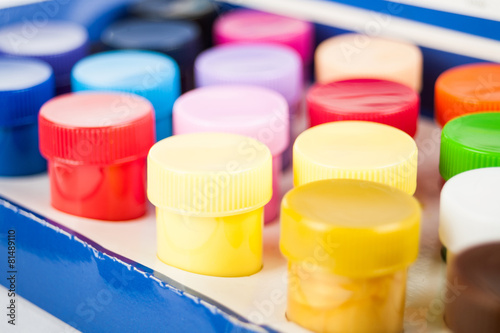 Photography colorful paints