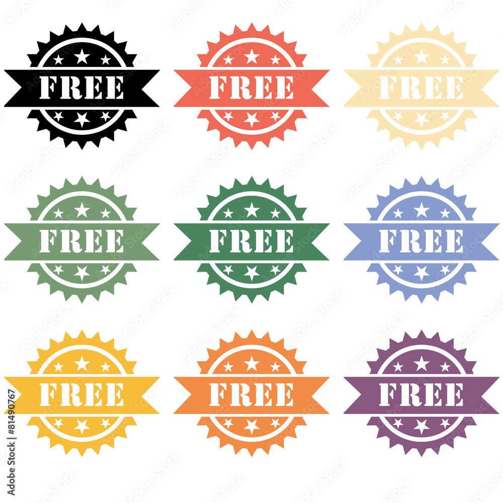 Free / Free Label / Free Badge