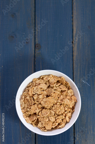 cereals in white bowl