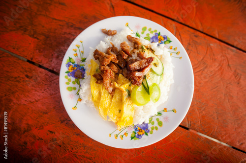 Cambodian fried dried pork