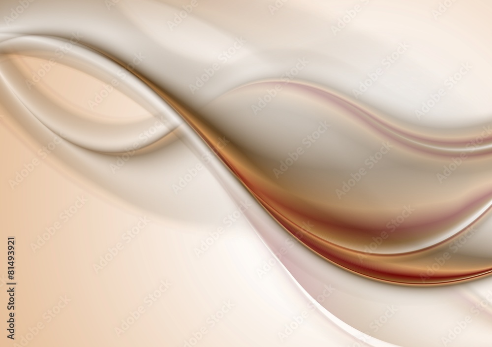Abstract elegant smooth waves