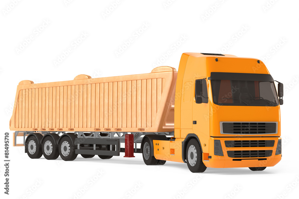 Cargo delivery vehicle truck.