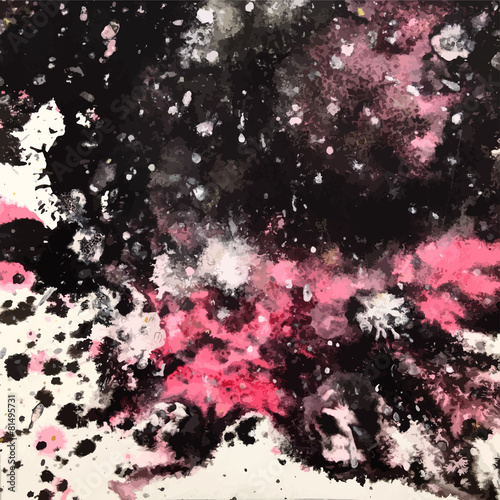 Abstract ink grunge texture vector