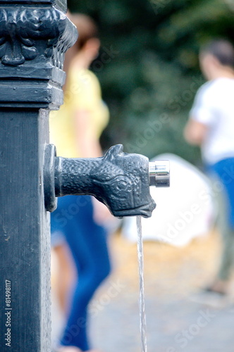 Drinking well on the street