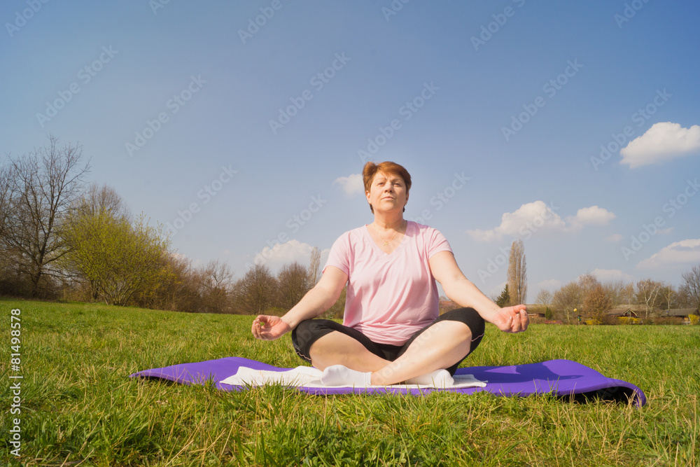 Meditation im Park Meditation im Park