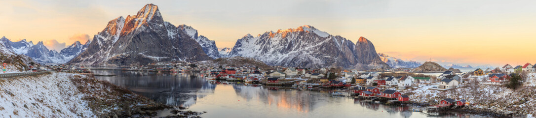Fototapete Skandinavien Fischerorte in Norwegen  © underwaterstas