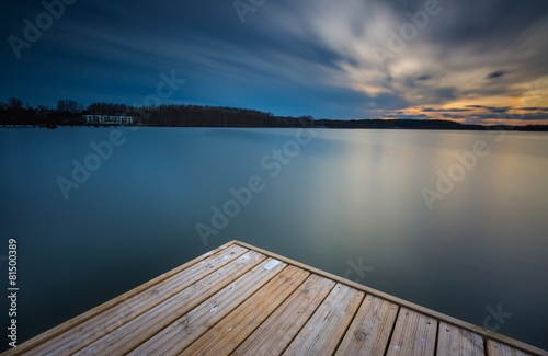 Fototapeta Naklejka Na Ścianę i Meble -  Long exposure lake