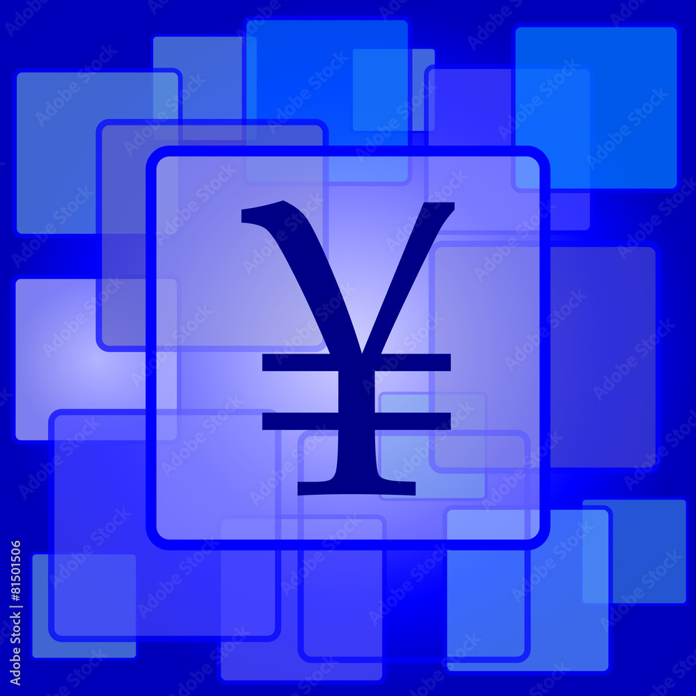 Obraz premium Yen icon