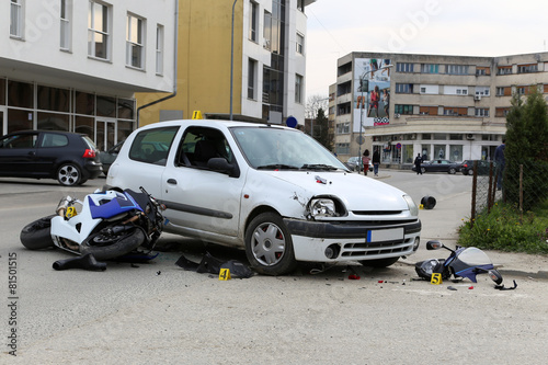 Motorbike accident © dragisastojnic