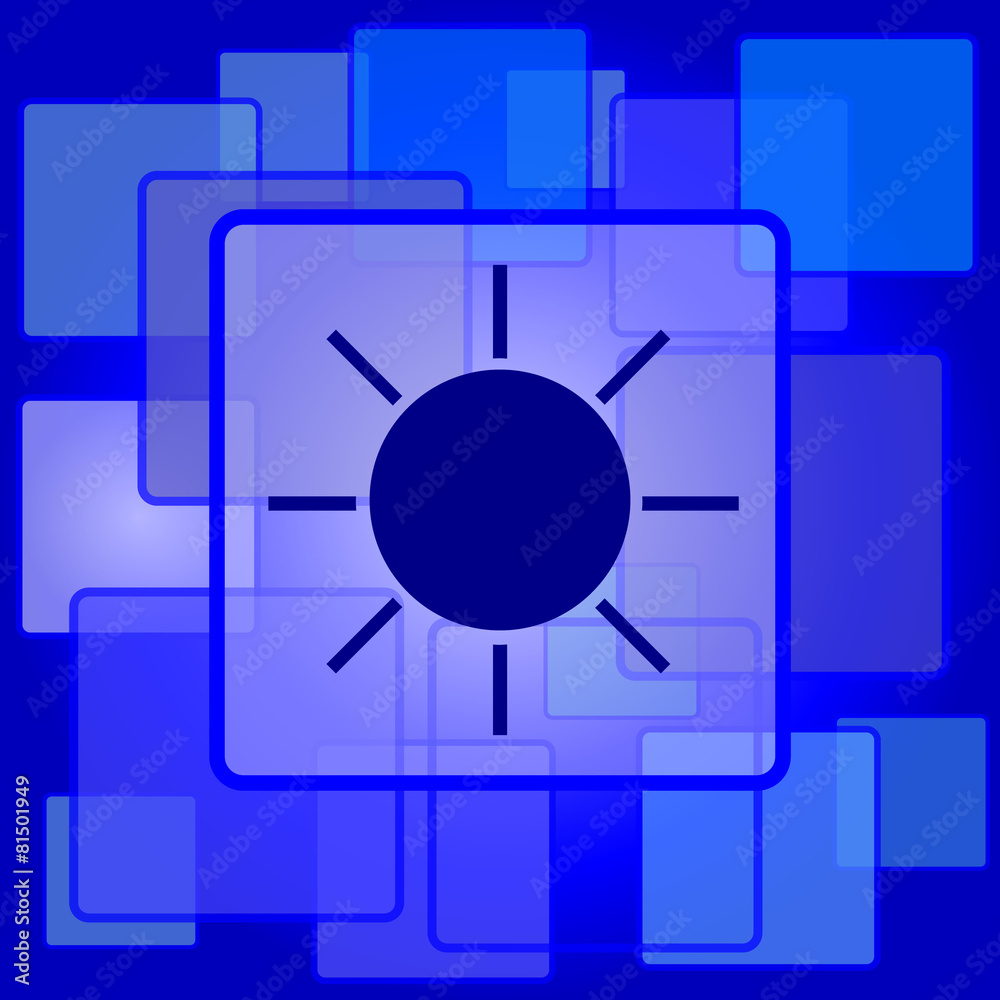 Obraz premium Sun icon