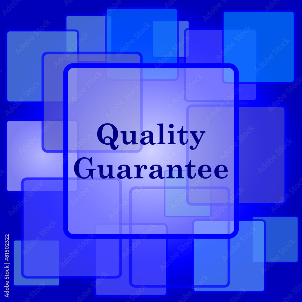 Obraz premium Quality guarantee icon