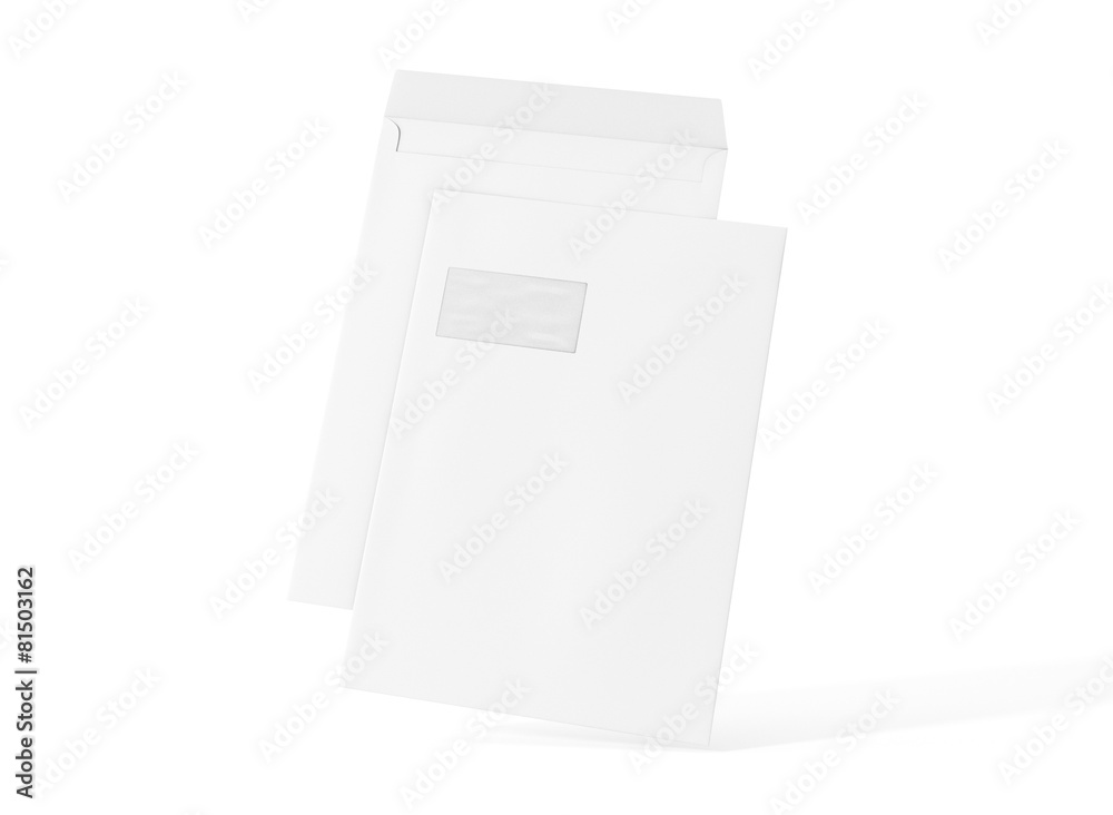 Briefumschlag hinten vorne Vorlage mit Fenster Briefumschlag hinten vorne Vorlage mit Fenster