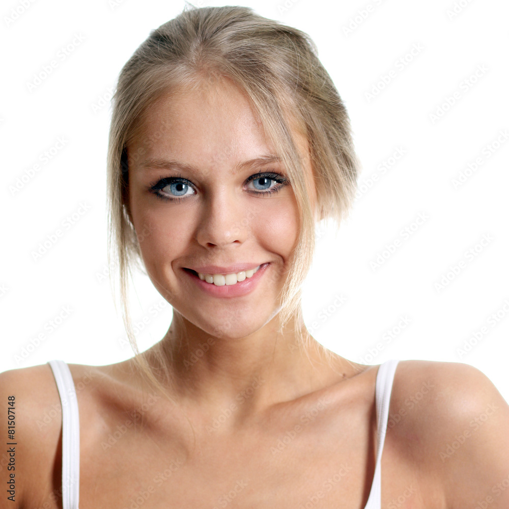 Young beautiful woman