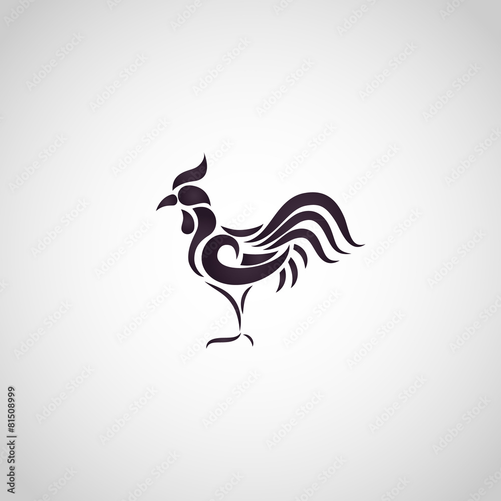 Obraz premium Chicken logo vector
