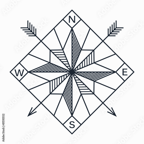 Blue Navigation Star