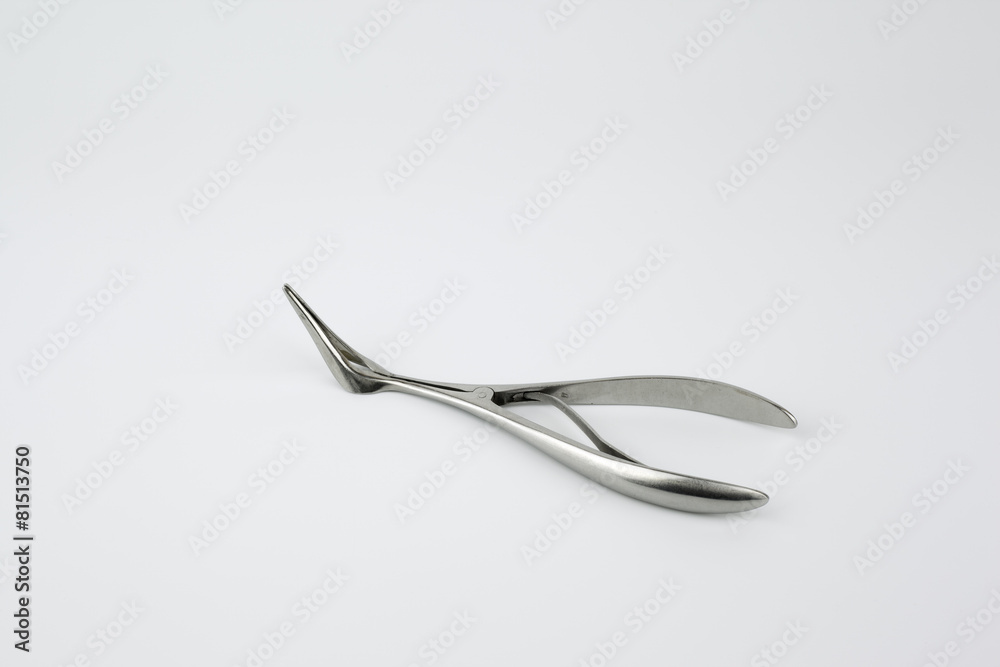Surgical tool isolated on a white background Surgical tool isolated on a white background