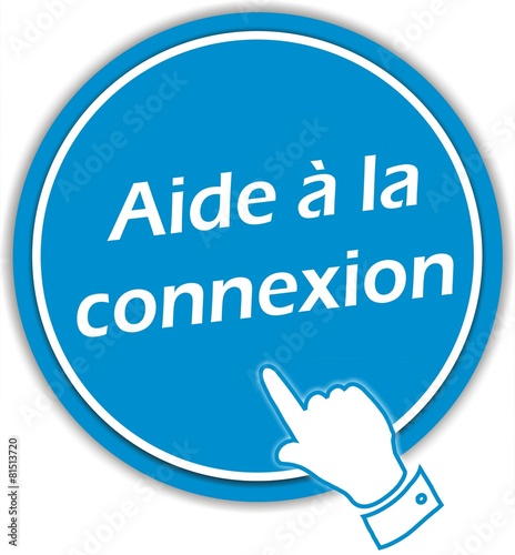 bouton aide à la connexion