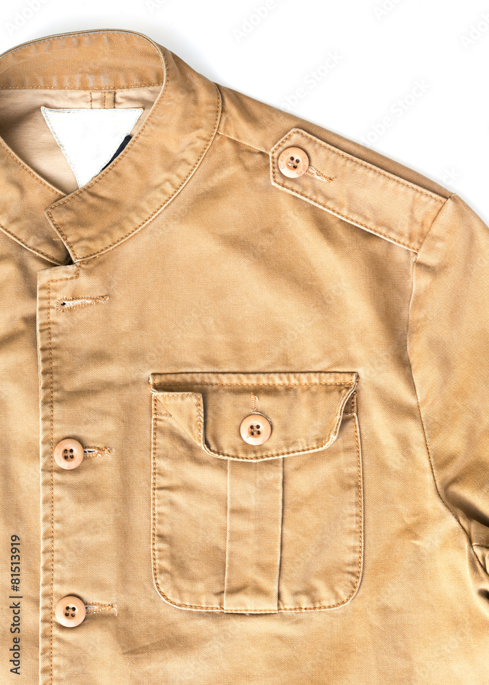 brown shirt of clothes fashion design