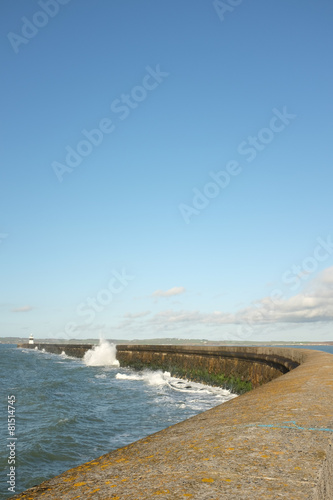 Holyhead breakwater.