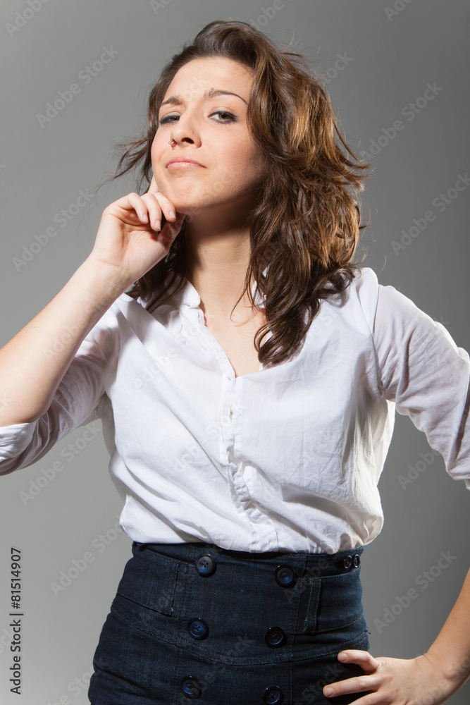 Chica interesada Chica interesada