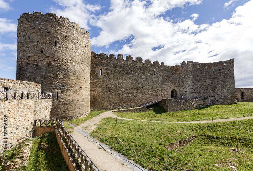 ancient castle of Ponferrada. Spain, the Bierzo