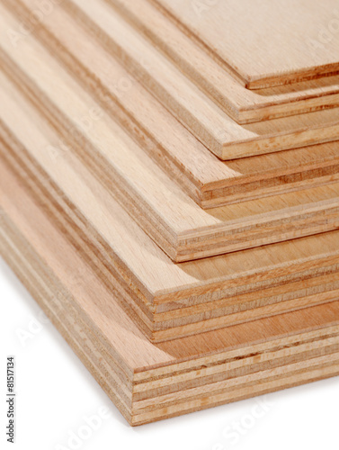 cross-section of plywood, different thickness