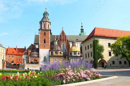 Wawel Castle complex in Krakow photo