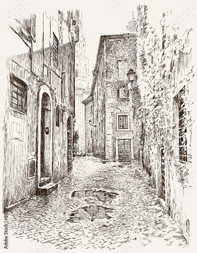 old town sketch