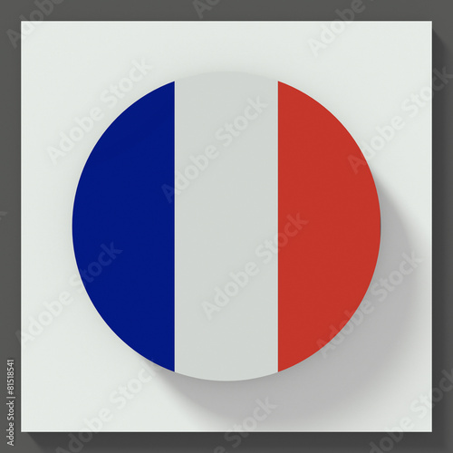 Free Download Button France flag isolated on white background - GFXLoad